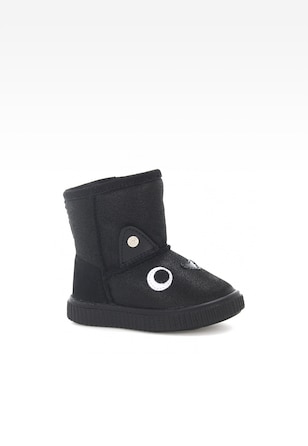 Kozaki ocieplane BARTEK W-410400/COS, dla dziewcząt, czarny