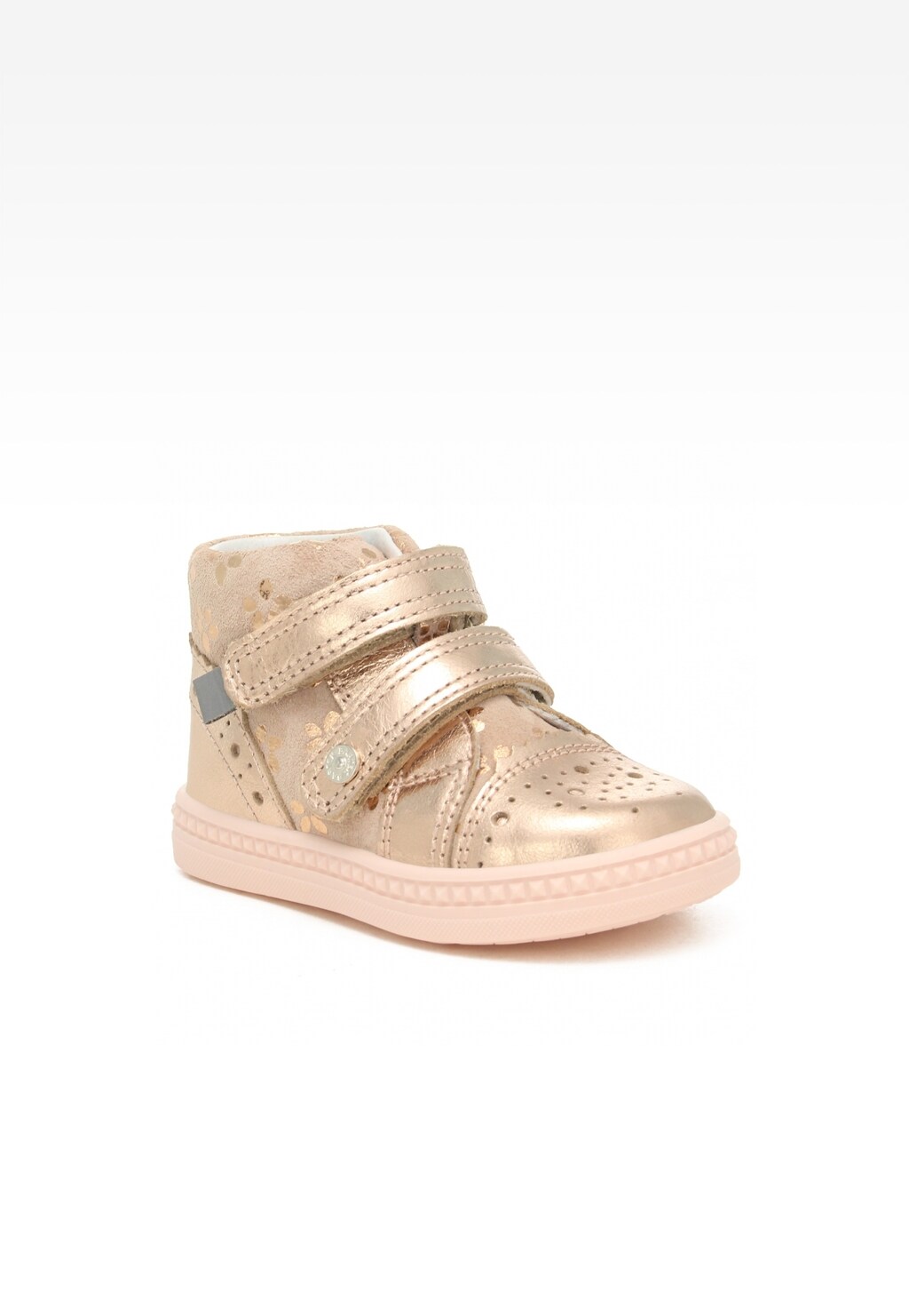 Sneakers BARTEK 091764-026 II, dla dziewcząt, różowo-złoty Widok 2