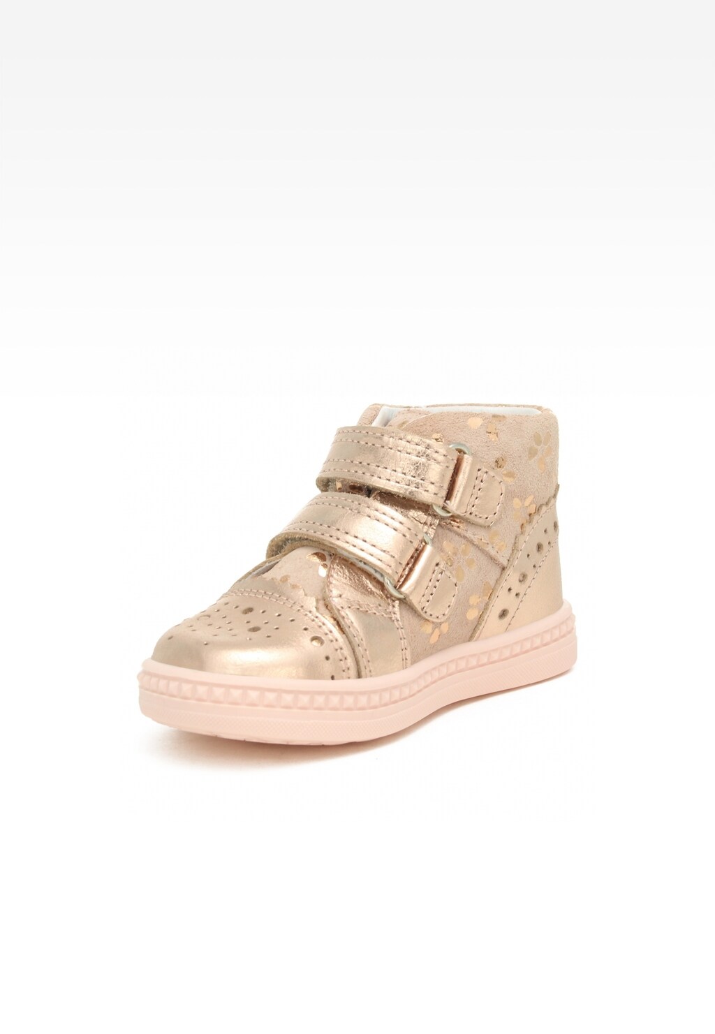 Sneakers BARTEK 091764-026 II, dla dziewcząt, różowo-złoty Widok 3