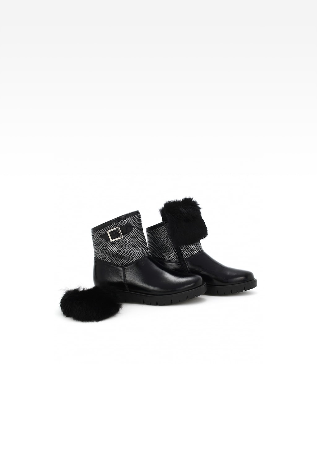 Botki BARTEK T-27406/SZ/1R7, dla dziewcząt, czarny Widok 7