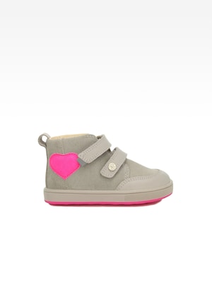 Mini first steps BARTEK 136300-14, dla dziewcząt, szaro-różowy