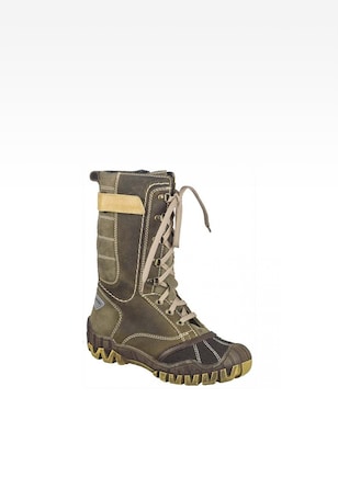 Kozaki ocieplane BARTEK T-441960/05V, dla dziewcząt, oliwkowo-zielony