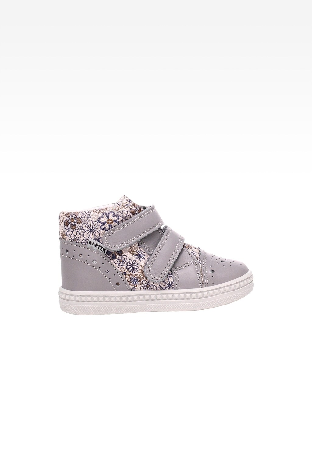 Sneakers BARTEK 91764/0-GA7, dla dziewcząt, biało-szary Widok 1