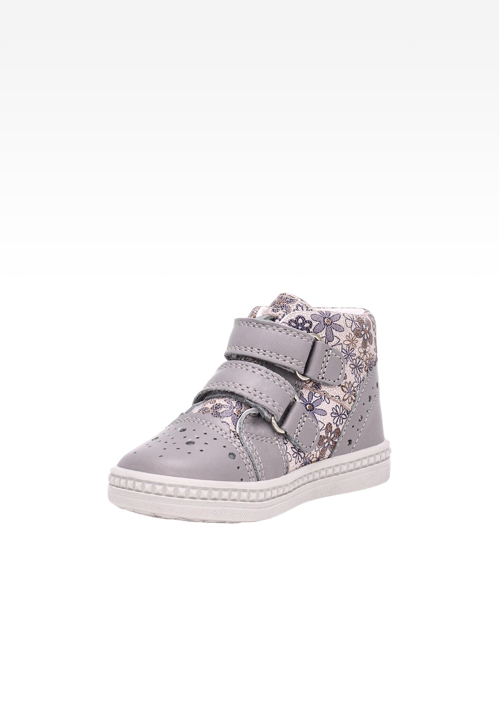 Sneakers BARTEK 91764/0-GA7, dla dziewcząt, biało-szary Widok 3