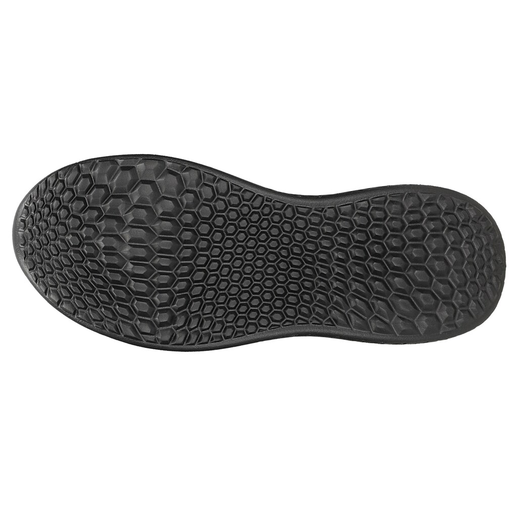 Czarne sneakersy z brokatowym materiałem i lakierowanymi wstawkami BARTEK 87004-10 Widok 5