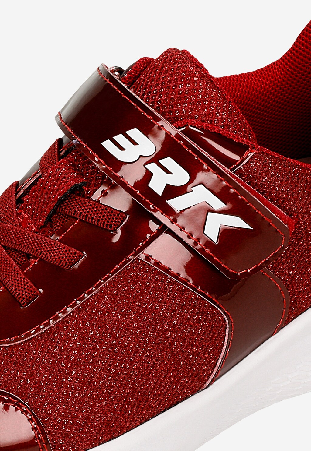 Bordowe sneakersy dla dziewczynki z lakierowanymi elementami BARTEK 87005-16 Widok 8