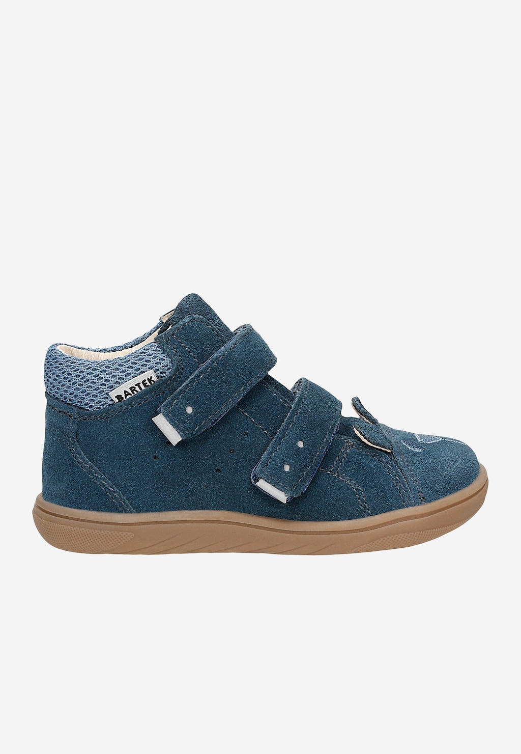 Niebieskie trzewiki barefoot z misiem na noskach BARTEK 86319-86 Widok 1