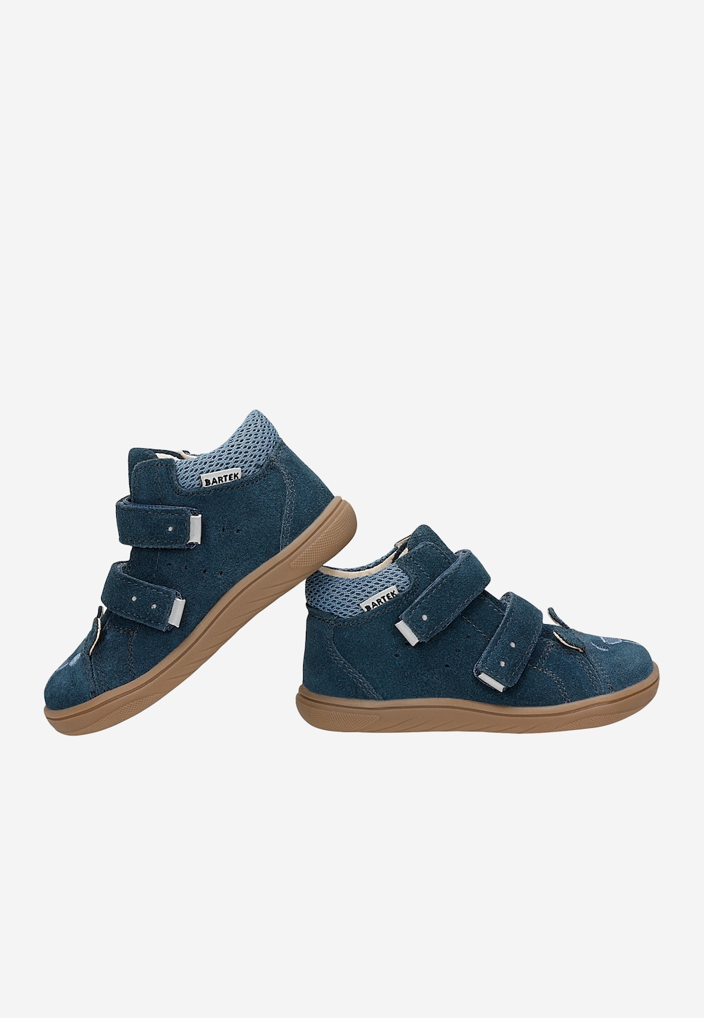 Niebieskie trzewiki barefoot z misiem na noskach BARTEK 86319-86 Widok 4