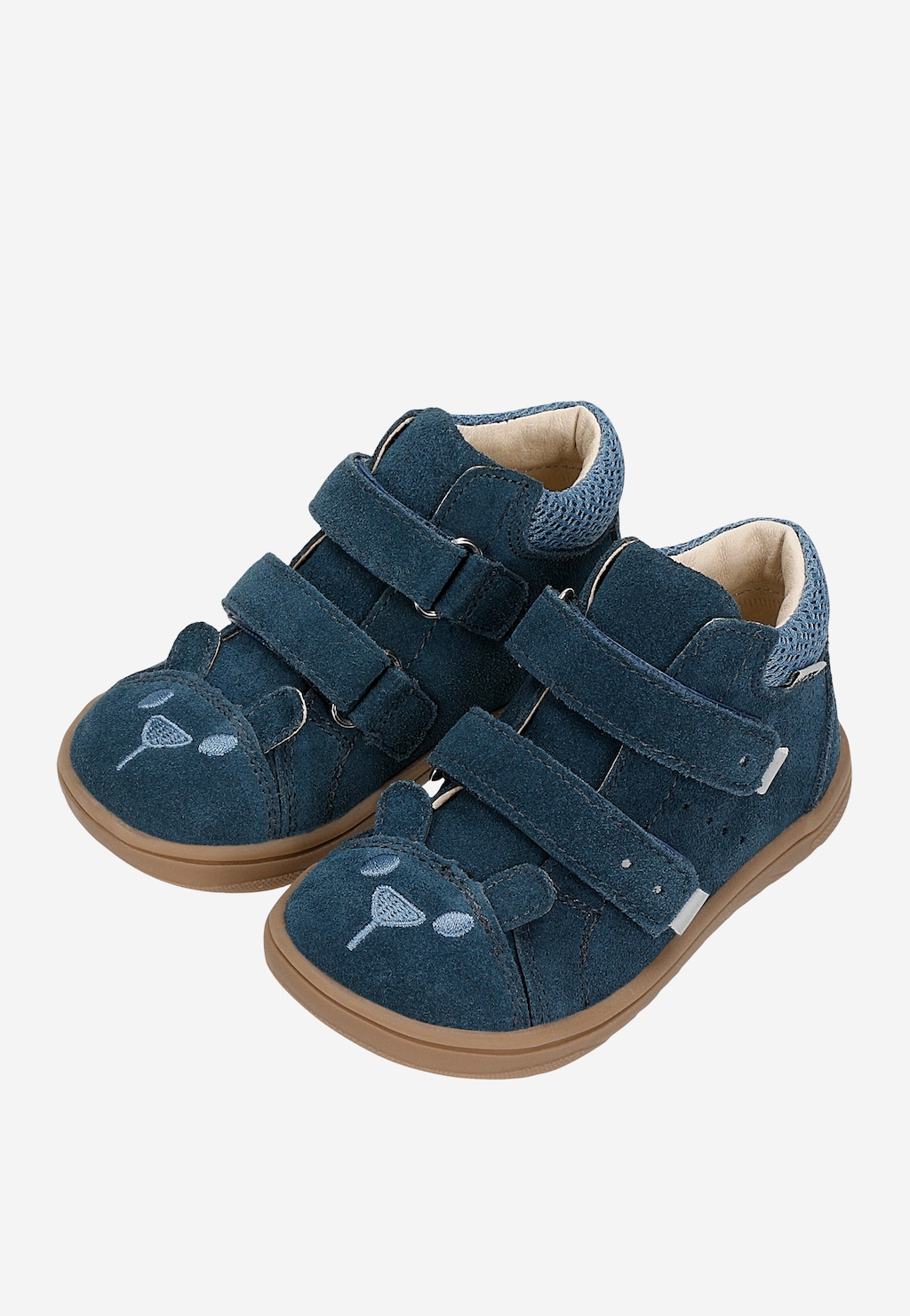 Niebieskie trzewiki barefoot z misiem na noskach BARTEK 86319-86 Widok 7