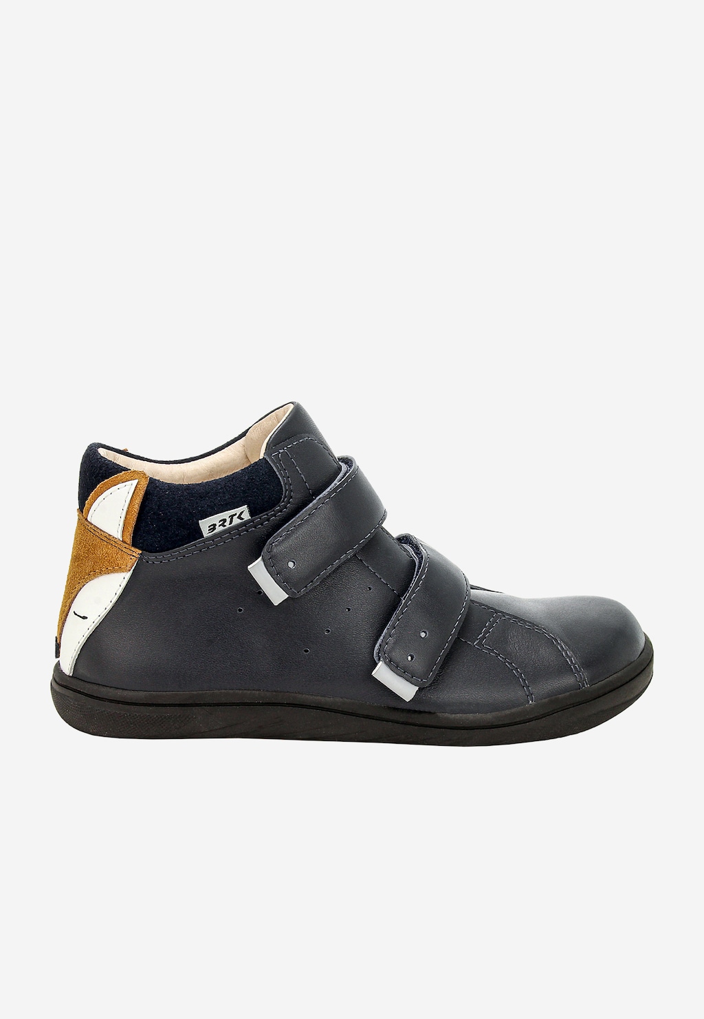 Granatowe trzewiki barefoot z liskiem BARTEK 86318-66 Widok 1