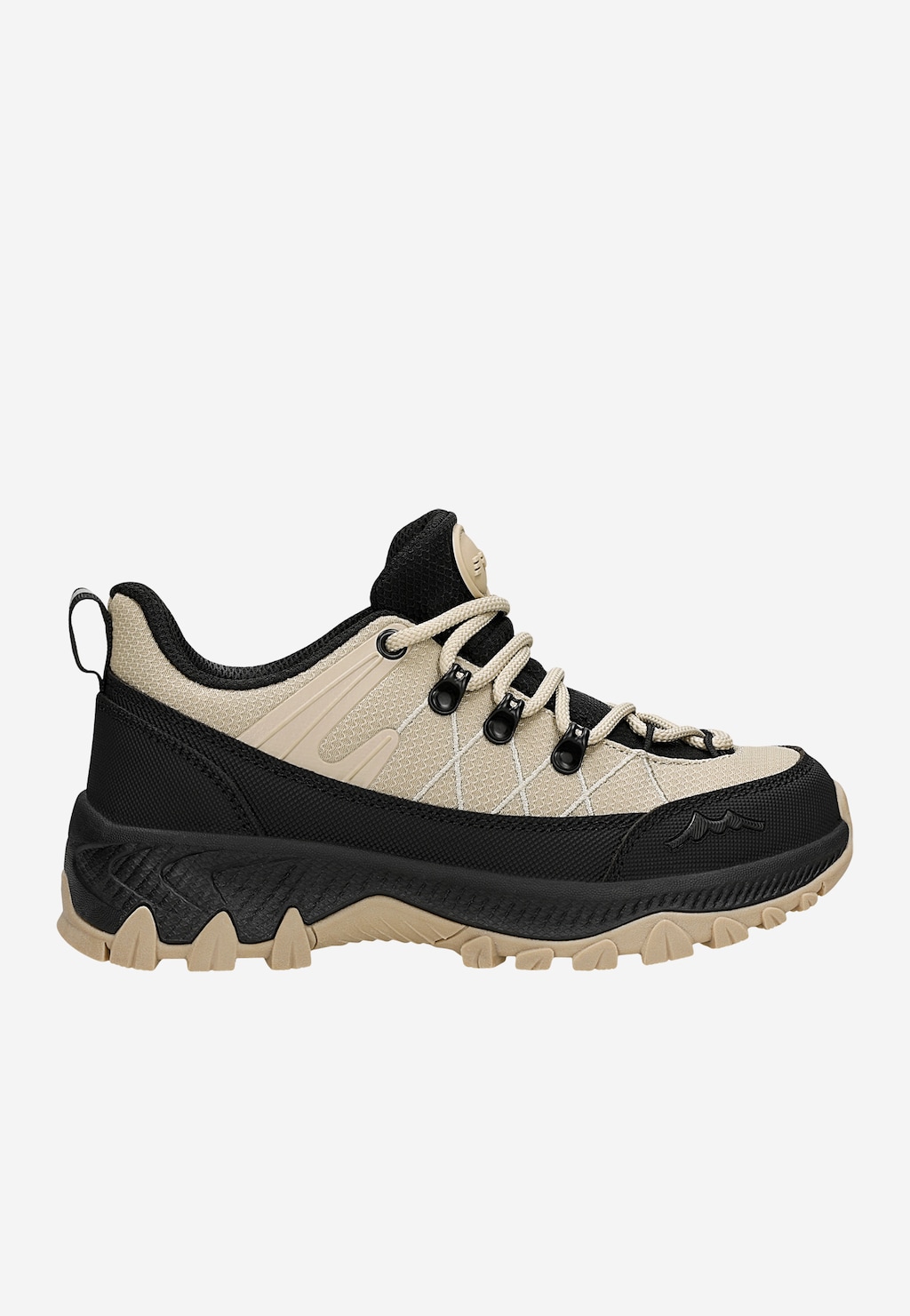 Beżowo-czarne trekkingi dziecięce z membraną Nano-Tex™ BARTEK 87011-44 Widok 1