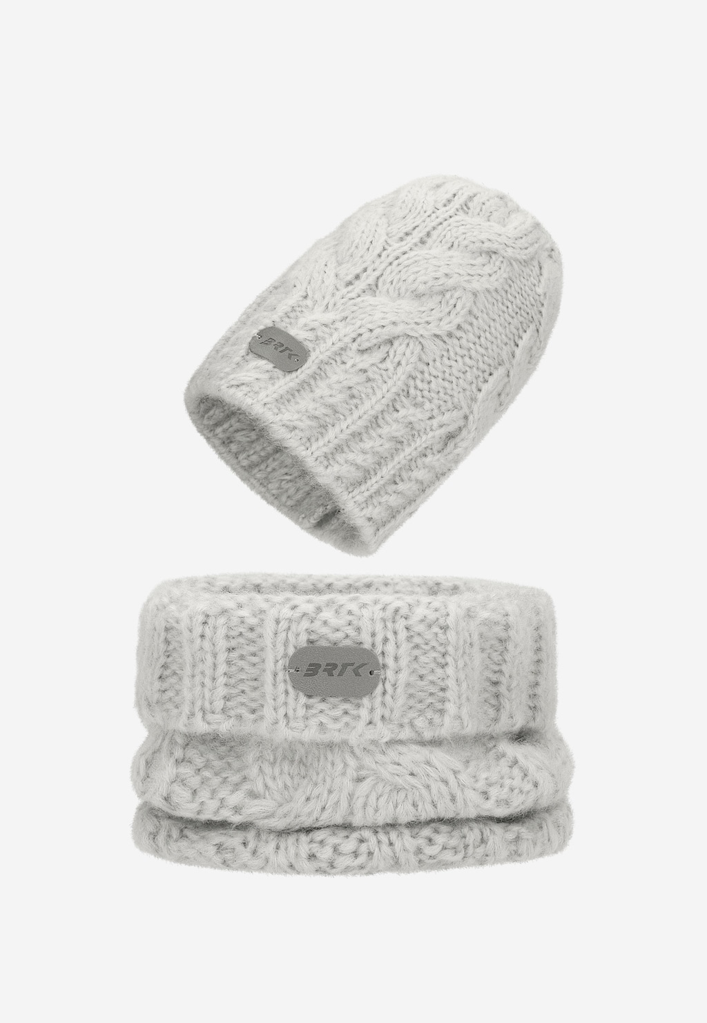 Zimowy zestaw BARTEK z wełny merino 85604-80, czapka + komin Widok 1