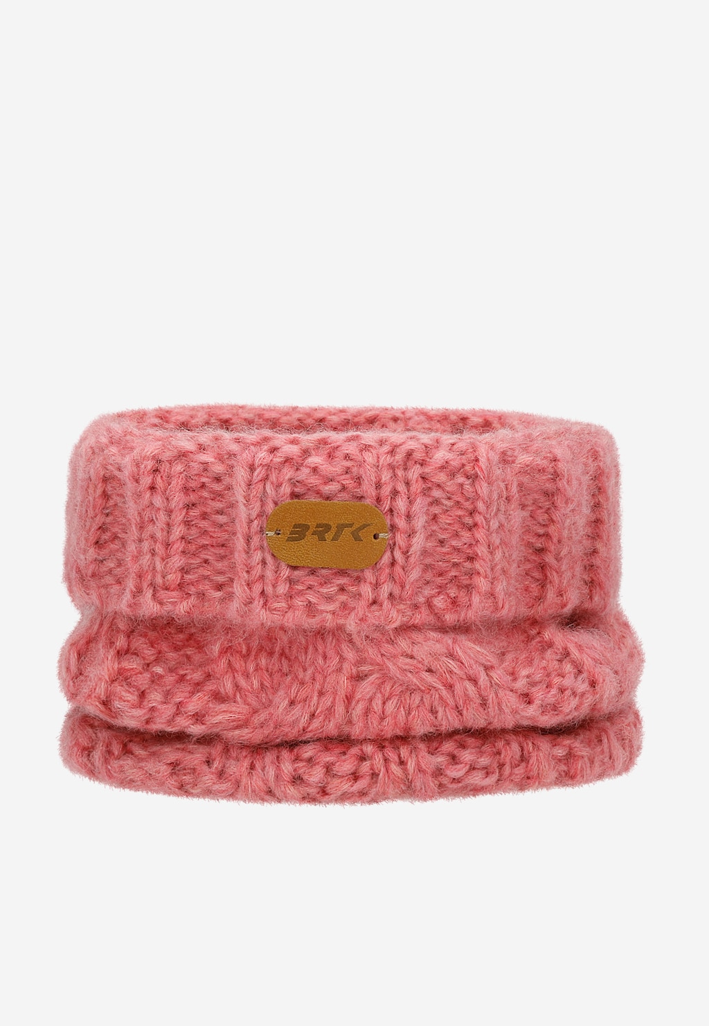 Zimowy zestaw dziewczęcy BARTEK z wełny merino 85604-85, różowa czapka + komin Widok 4