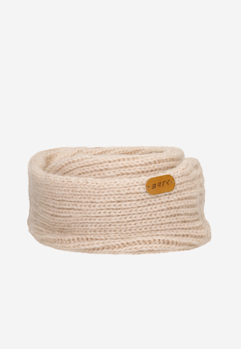 Zestaw zimowy z wełną merino BARTEK 85603-84 beżowa czapka z dwoma pomponami i komin Widok 4