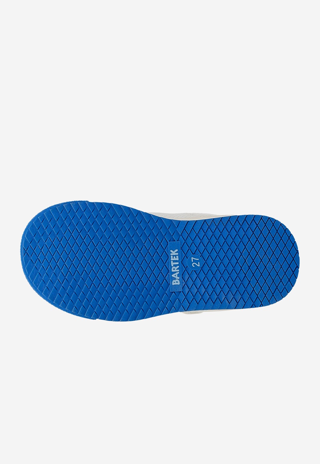 Biało-niebieskie sneakersy BARTEK 87012-16 Widok 5