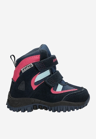 Trzewiki ocieplane BARTEK 11603001, dla dziewcząt, granatowo-różowy