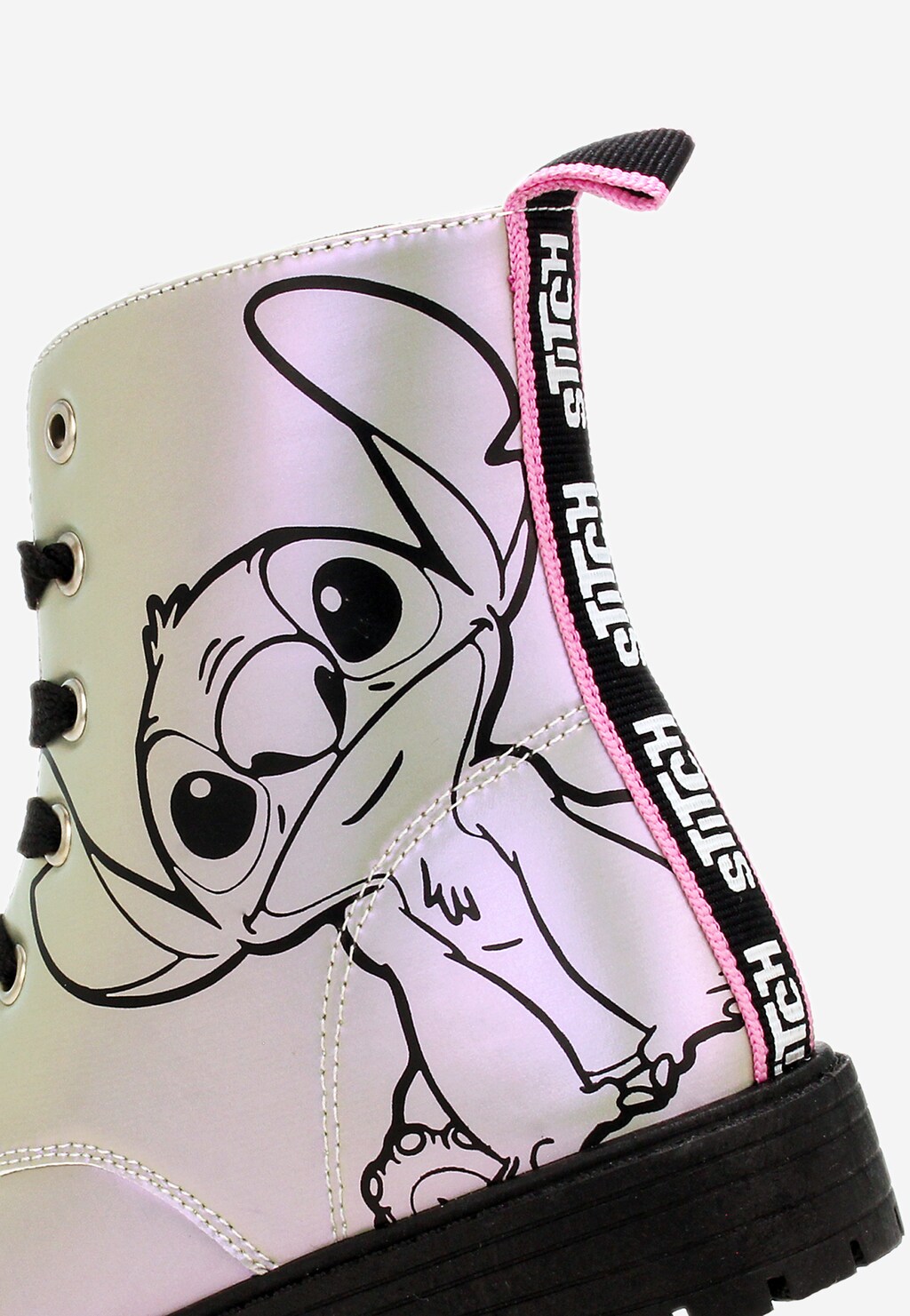 Srebrne holograficzne trzewiki dziecięce Stitch BARTEK 88009-19 Widok 8