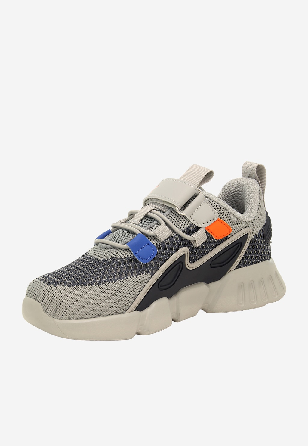 Sneakersy z elastyczną siateczką i rzepem BARTEK 87007-10 Widok 3