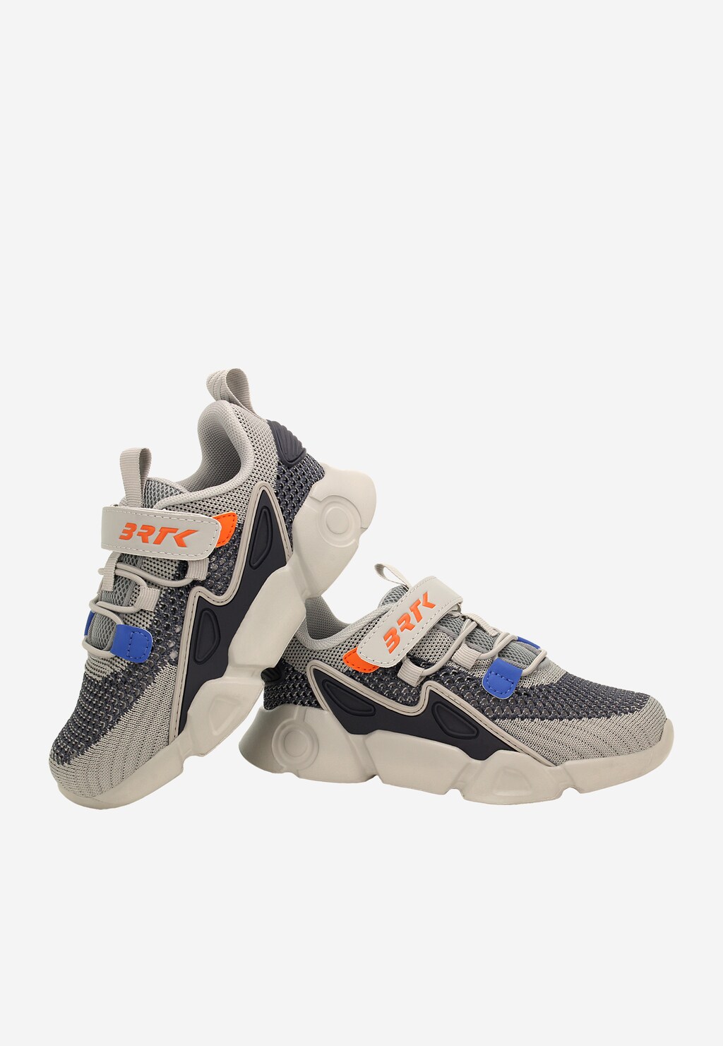 Sneakersy z elastyczną siateczką i rzepem BARTEK 87007-10 Widok 7