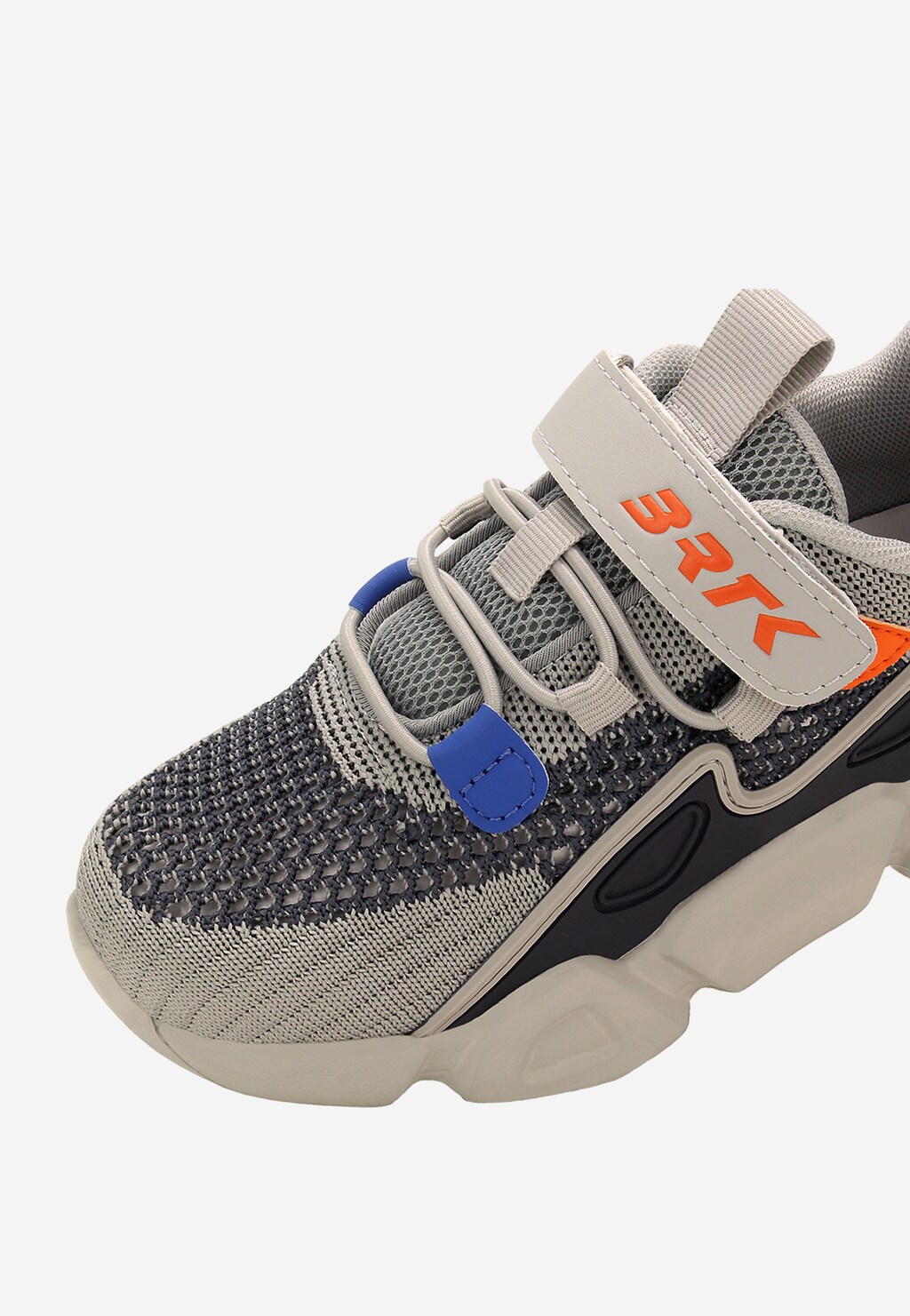 Sneakersy z elastyczną siateczką i rzepem BARTEK 87007-10 Widok 8