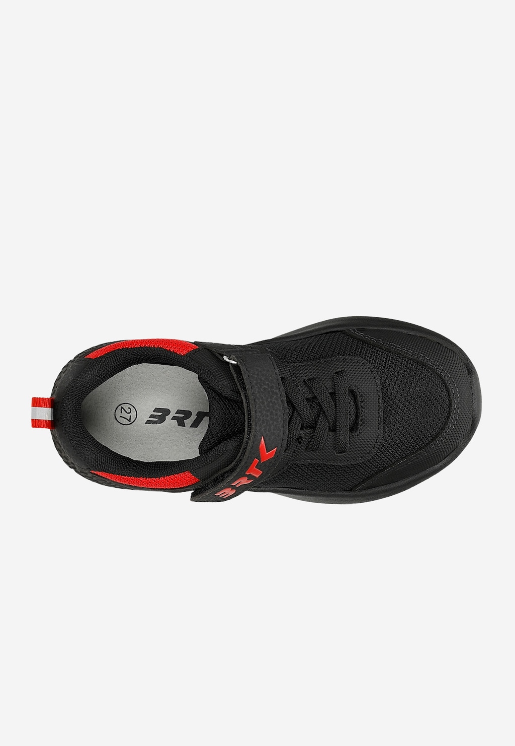 Czarno-czerwone sneakersy dla chłopców BARTEK 87003-11 Widok 4