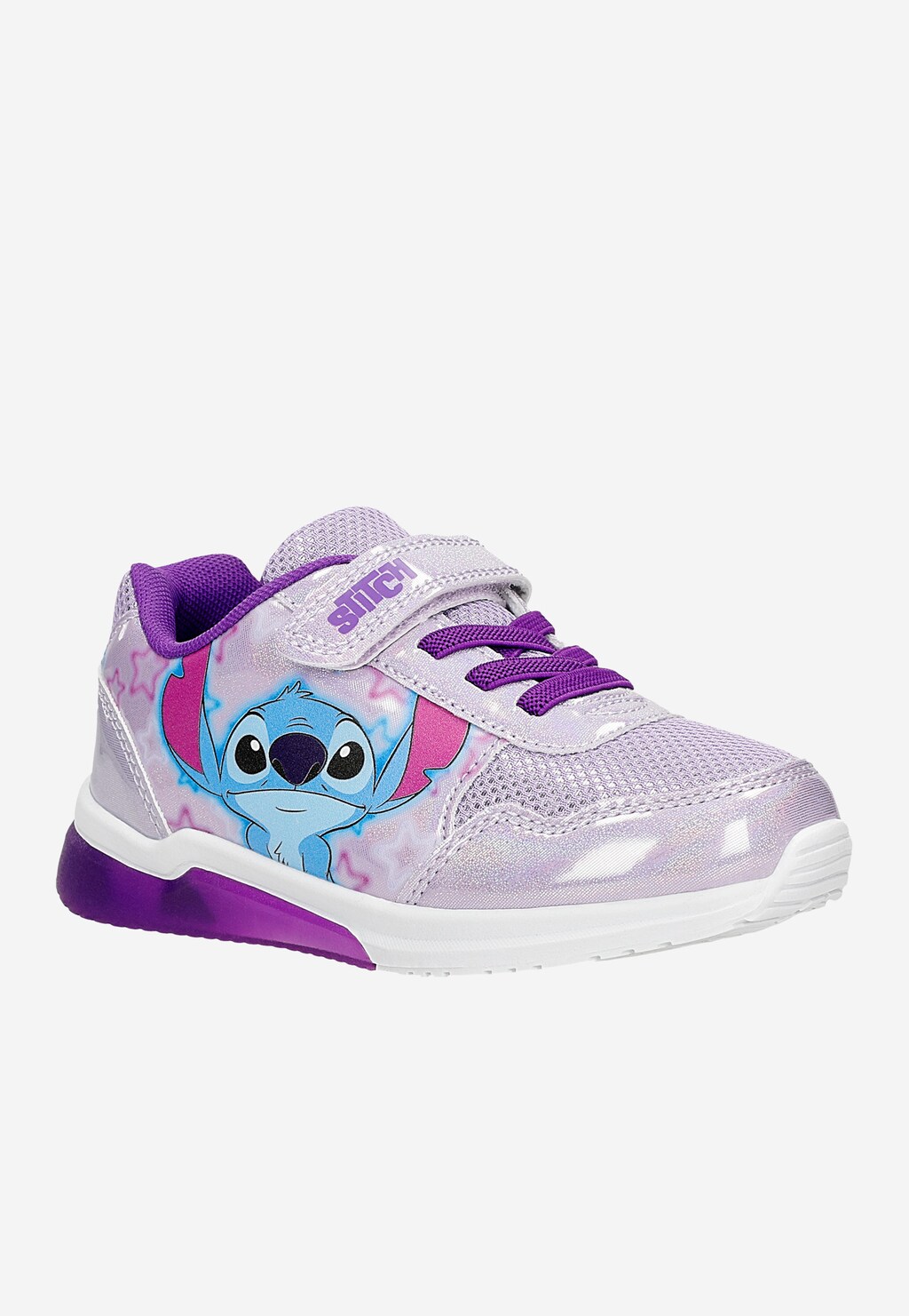 Fioletowe błyszczące sneakersy dziewczęce Stitch BARTEK 87009-16 Widok 2