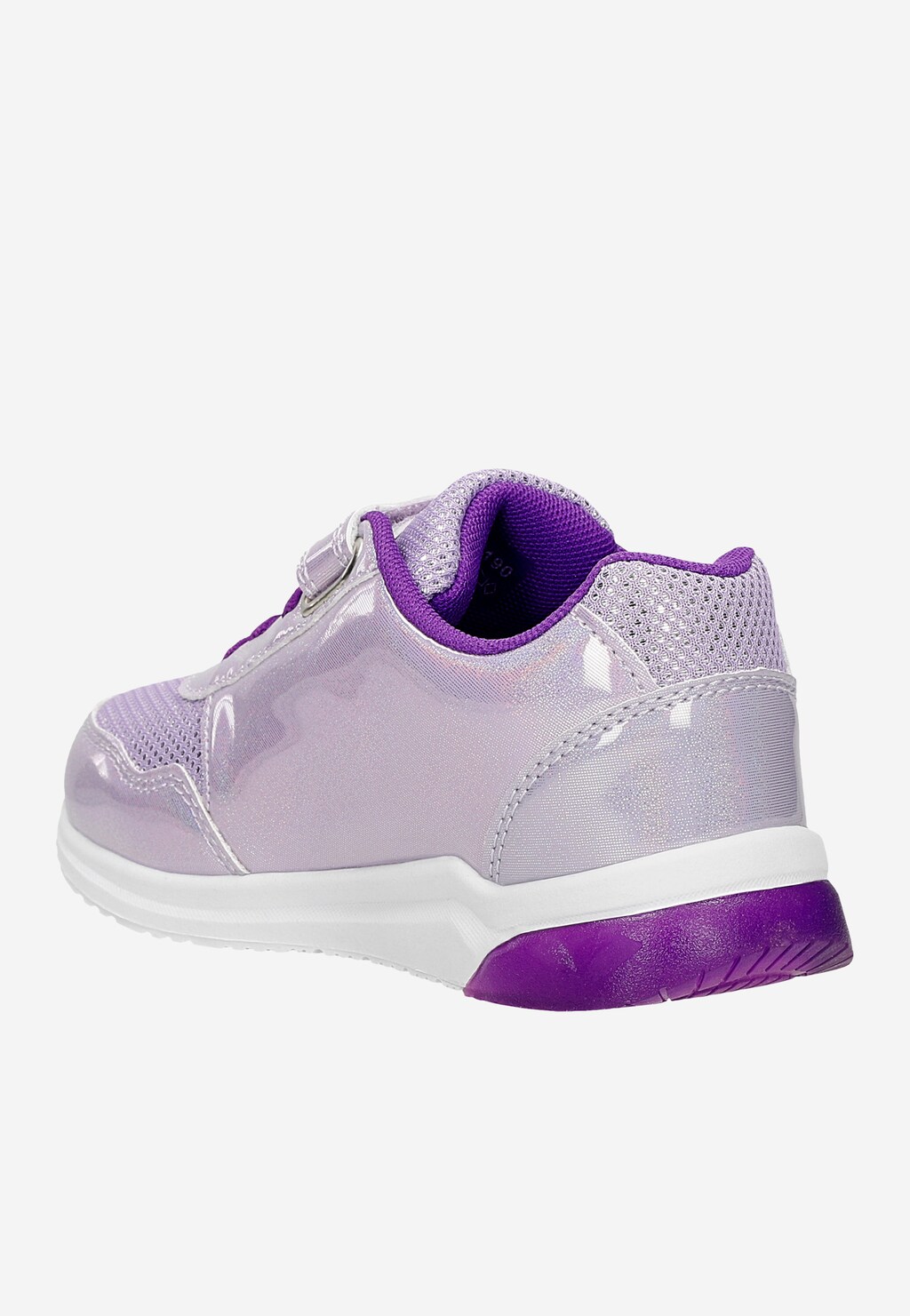 Fioletowe błyszczące sneakersy dziewczęce Stitch BARTEK 87009-16 Widok 3