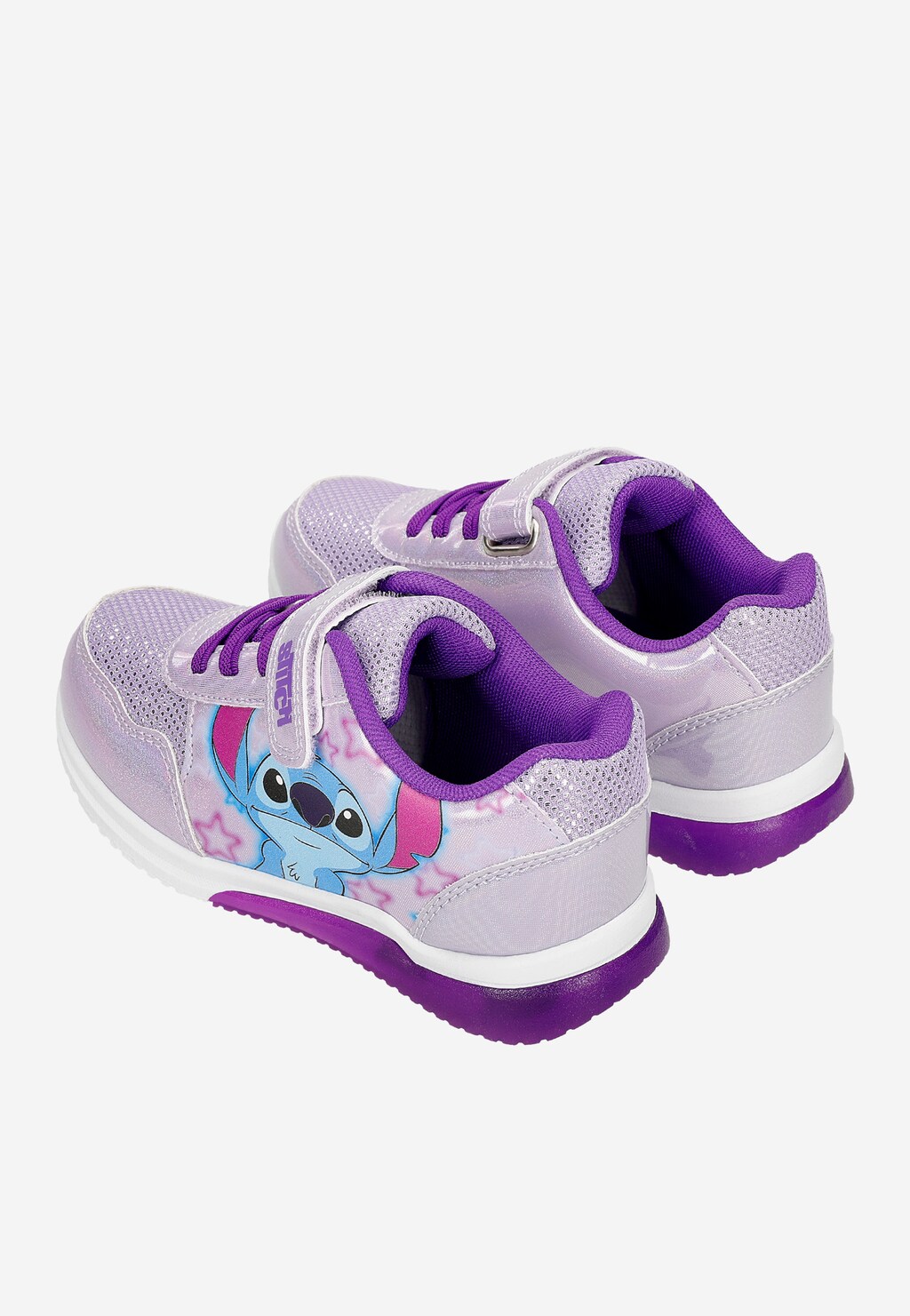 Fioletowe błyszczące sneakersy dziewczęce Stitch BARTEK 87009-16 Widok 6