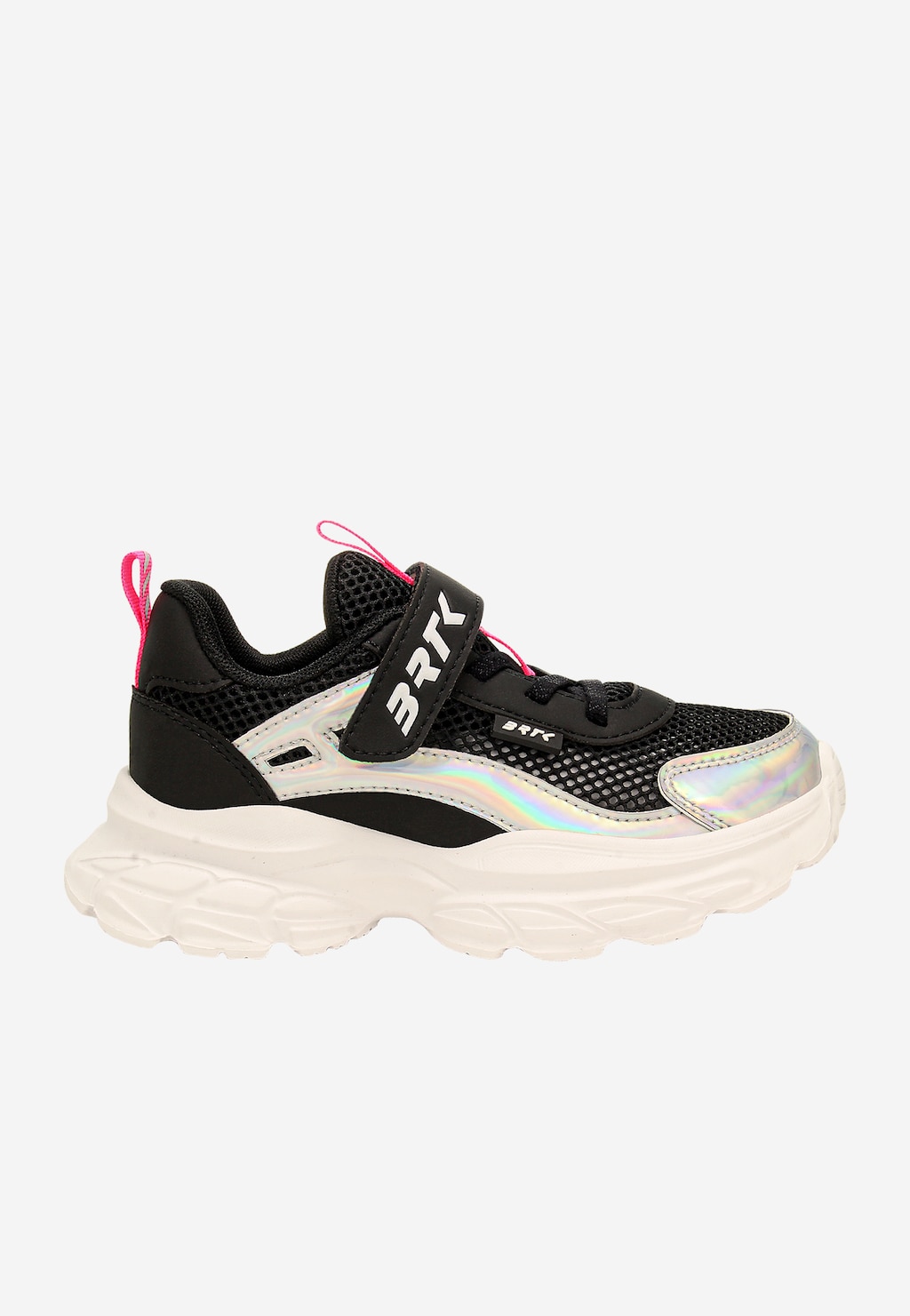 Czarne sneakersy dla dziewczynki z elementami holo BARTEK 87008-11 Widok 1