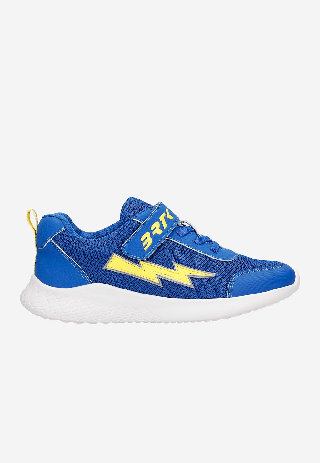 Niebieskie sneakersy BARTEK z żółtą błyskawicą 87006-16 Widok 2