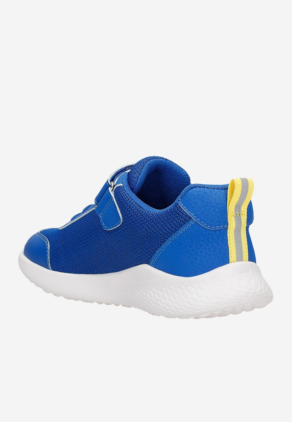Niebieskie sneakersy BARTEK z żółtą błyskawicą 87006-16 Widok 4