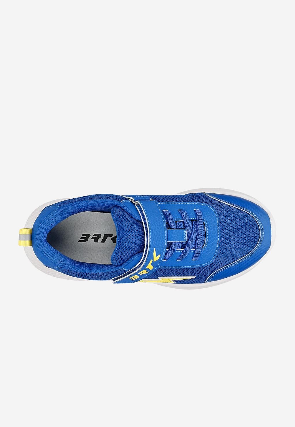 Niebieskie sneakersy BARTEK z żółtą błyskawicą 87006-16 Widok 5