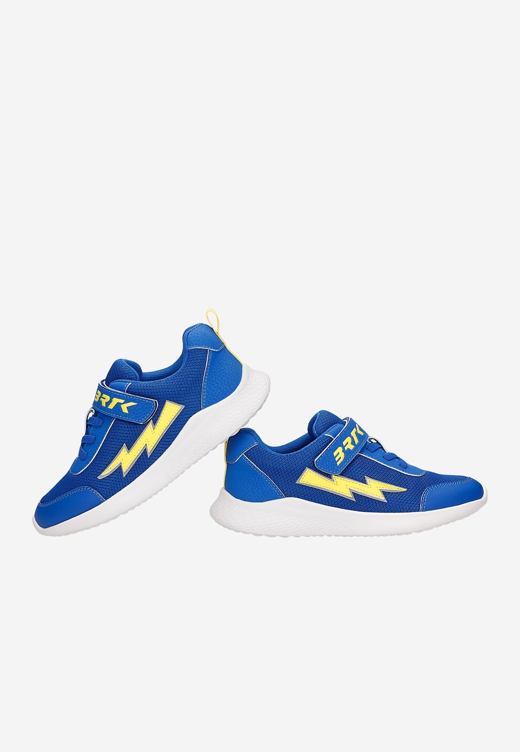 Niebieskie sneakersy BARTEK z żółtą błyskawicą 87006-16 Widok 7