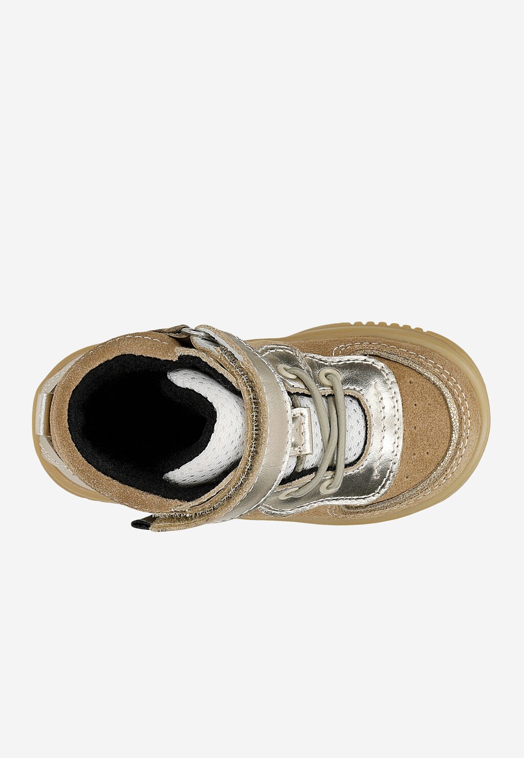 Sneakers BARTEK 11583008, dla dziewcząt, beżowo-złoty Widok 5