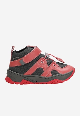 Trzewiki ocieplane BARTEK 1166-00KP, dla dziewcząt, różowo-szary