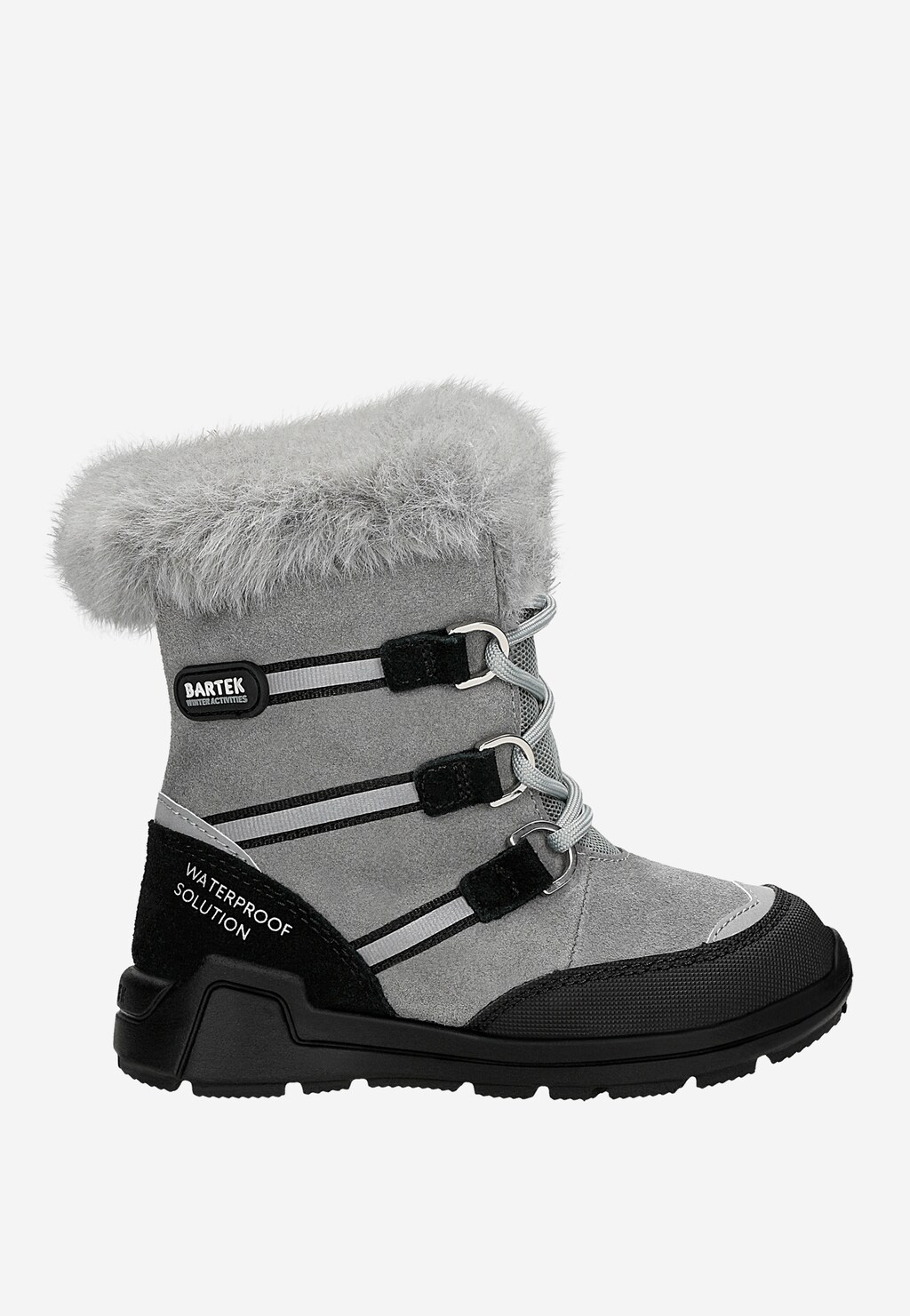 Śniegowce BARTEK, 85003-60, popielato-czarne Widok 1