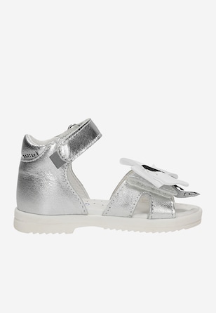 Sandały BARTEK 11534009, dla dziewcząt, srebrny