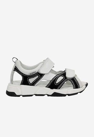 Sandały BARTEK 16119003, dla chłopców, czarno-biały