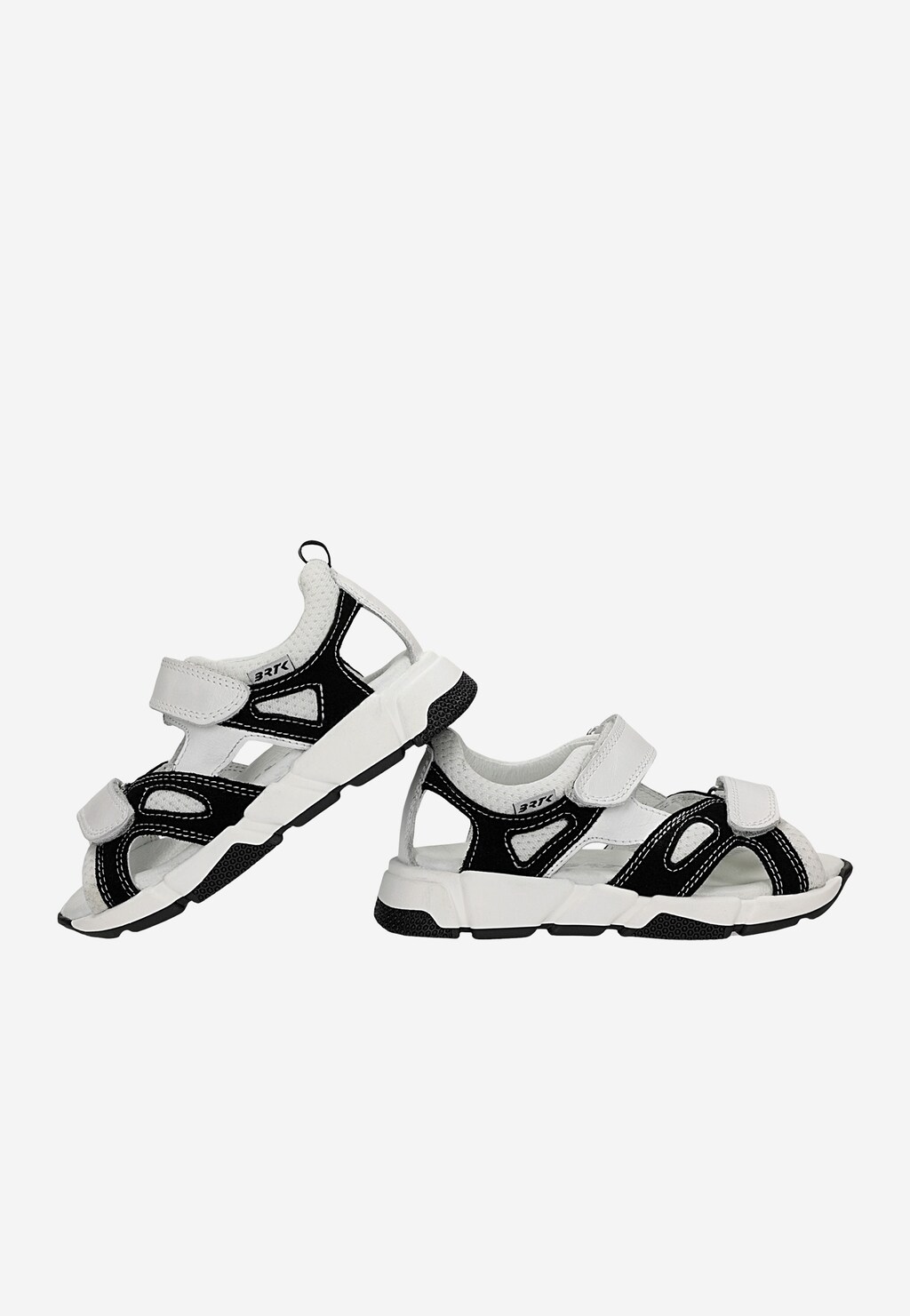 Sandały BARTEK 16119003, dla chłopców, czarno-biały Widok 6
