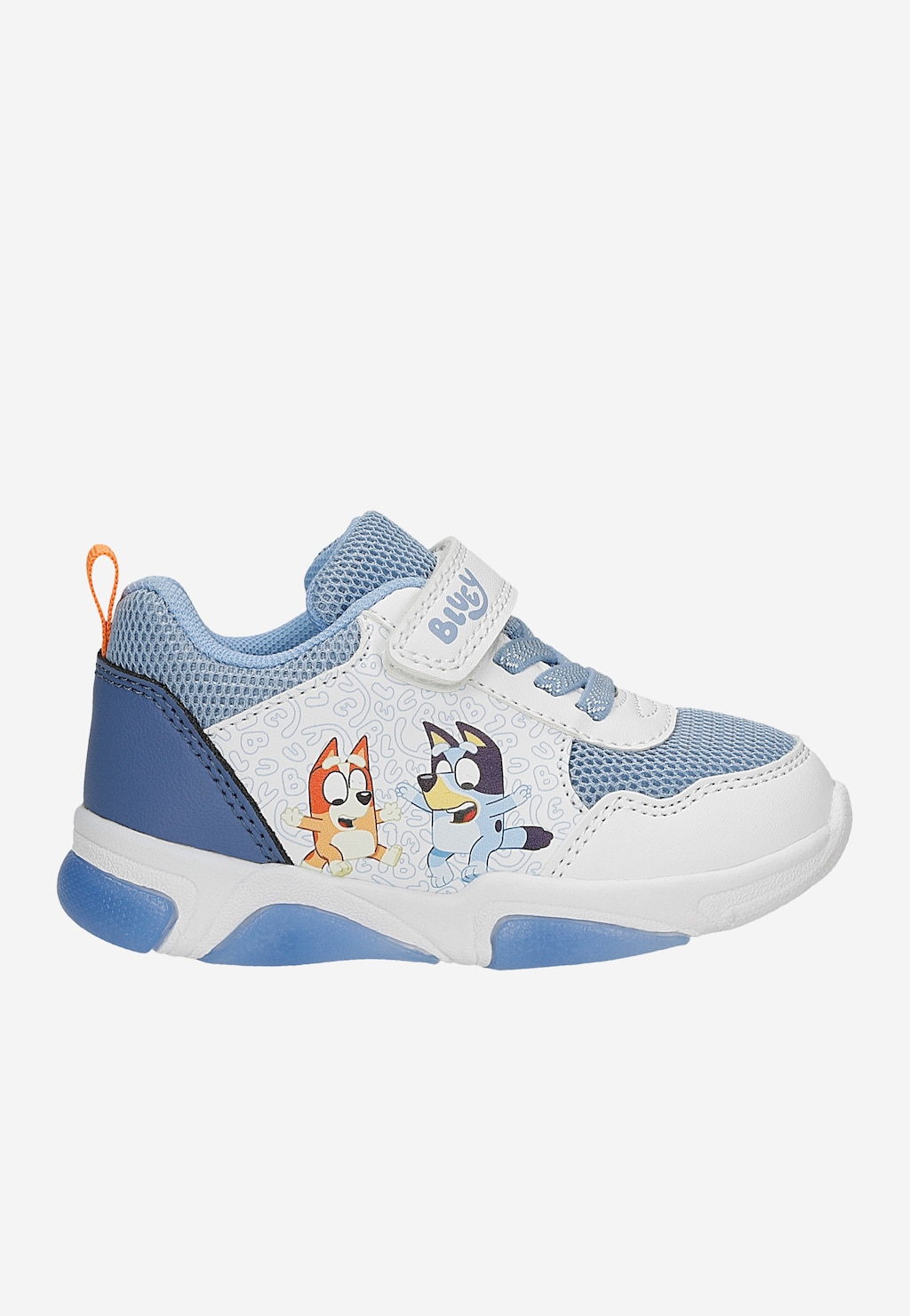 Biało-niebieskie sneakersy dziecięce Bluey ze świecącą podeszwą BARTEK 87041-46 Widok 1