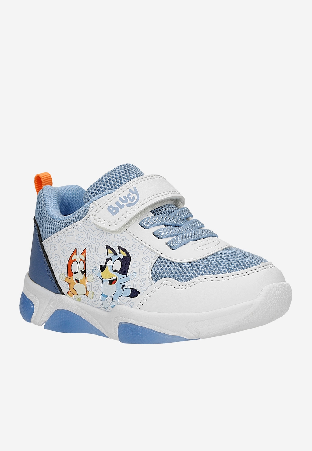 Biało-niebieskie sneakersy dziecięce Bluey ze świecącą podeszwą BARTEK 87041-46 Widok 2