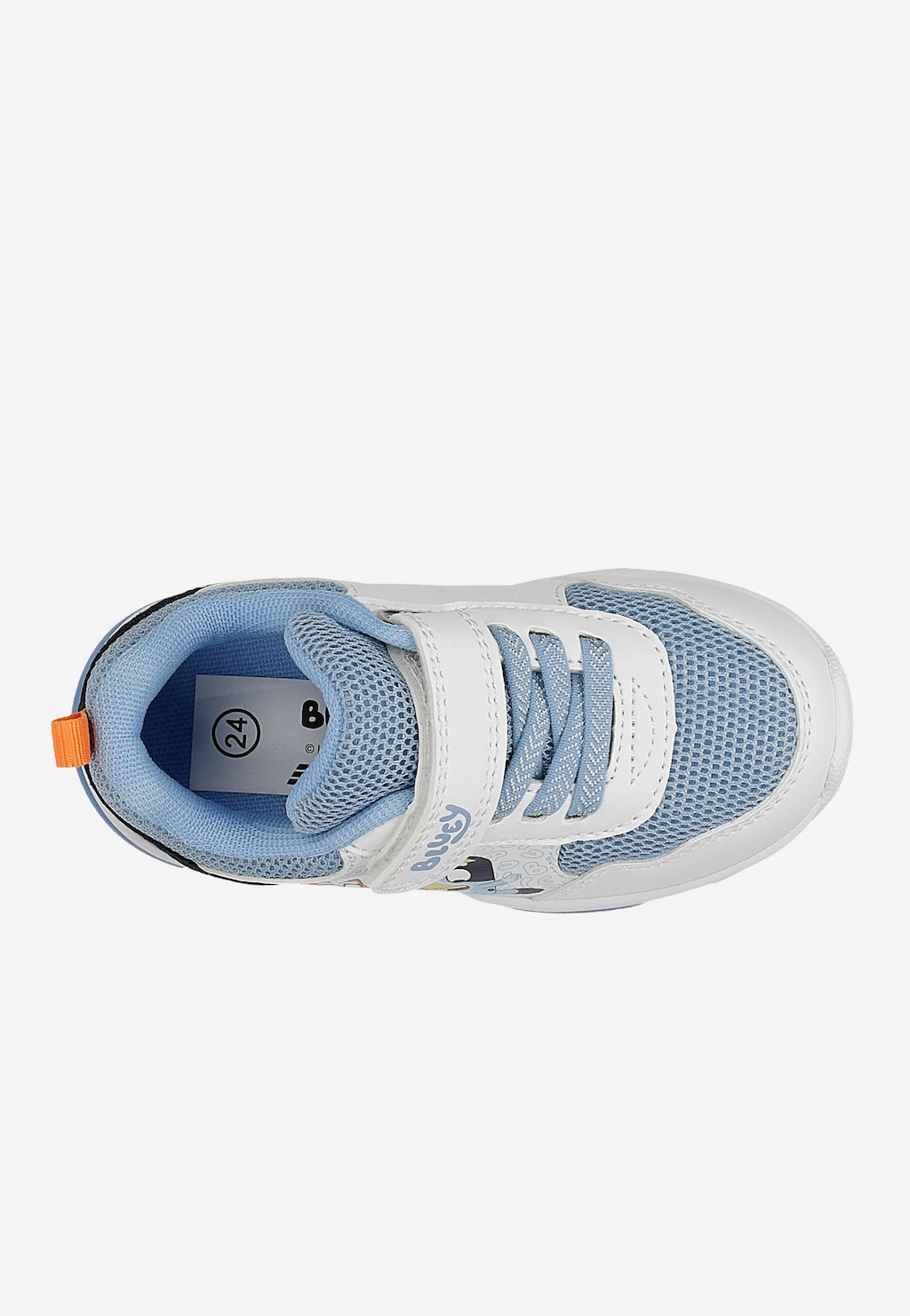 Biało-niebieskie sneakersy dziecięce Bluey ze świecącą podeszwą BARTEK 87041-46 Widok 4