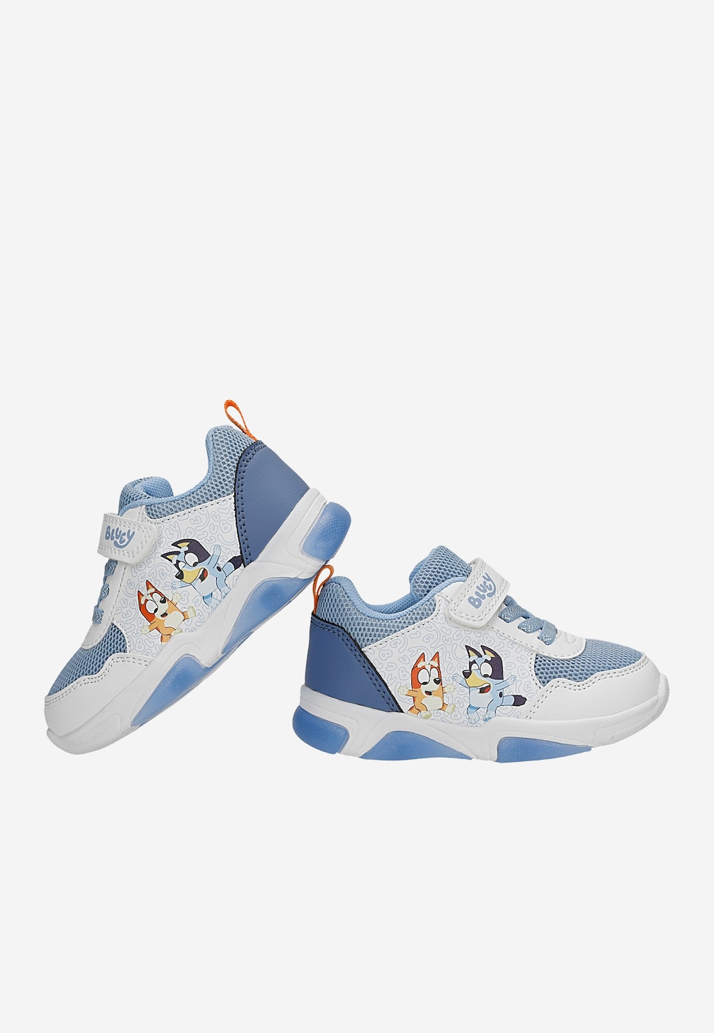 Biało-niebieskie sneakersy dziecięce Bluey ze świecącą podeszwą BARTEK 87041-46 Widok 6