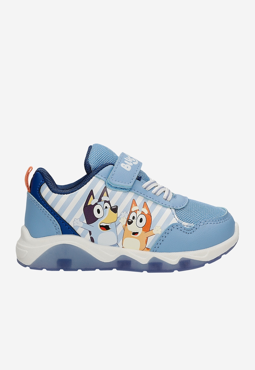 Niebieskie sneakersy dziecięce Bluey i Chilli ze świecącą podeszwą BARTEK 87037-16 Widok 1