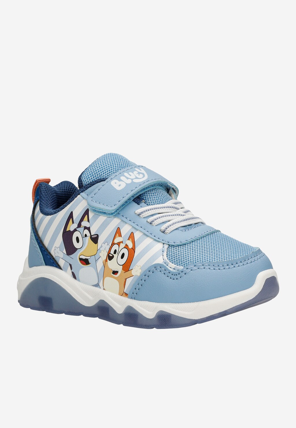 Niebieskie sneakersy dziecięce Bluey i Chilli ze świecącą podeszwą BARTEK 87037-16 Widok 2