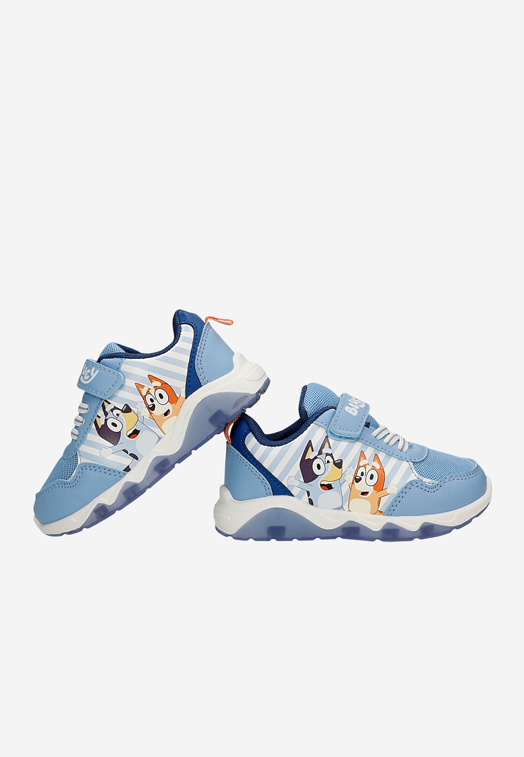 Niebieskie sneakersy dziecięce Bluey i Chilli ze świecącą podeszwą BARTEK 87037-16 Widok 6