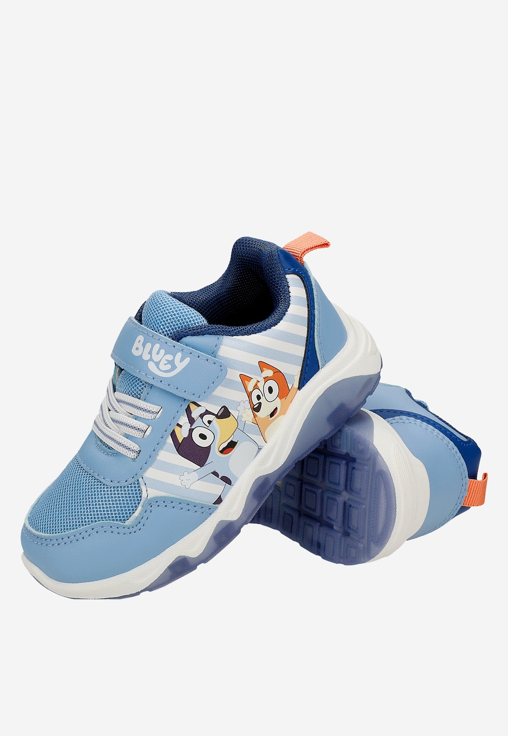 Niebieskie sneakersy dziecięce Bluey i Chilli ze świecącą podeszwą BARTEK 87037-16 Widok 7
