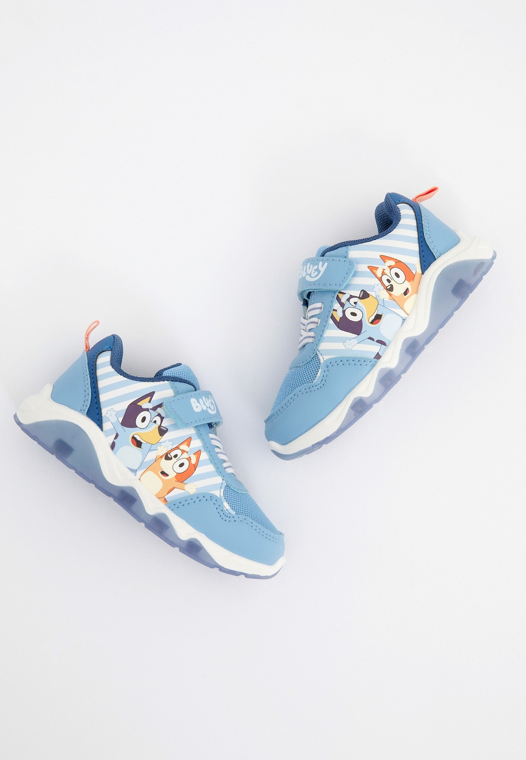 Niebieskie sneakersy dziecięce Bluey i Chilli ze świecącą podeszwą BARTEK 87037-16 Widok 9