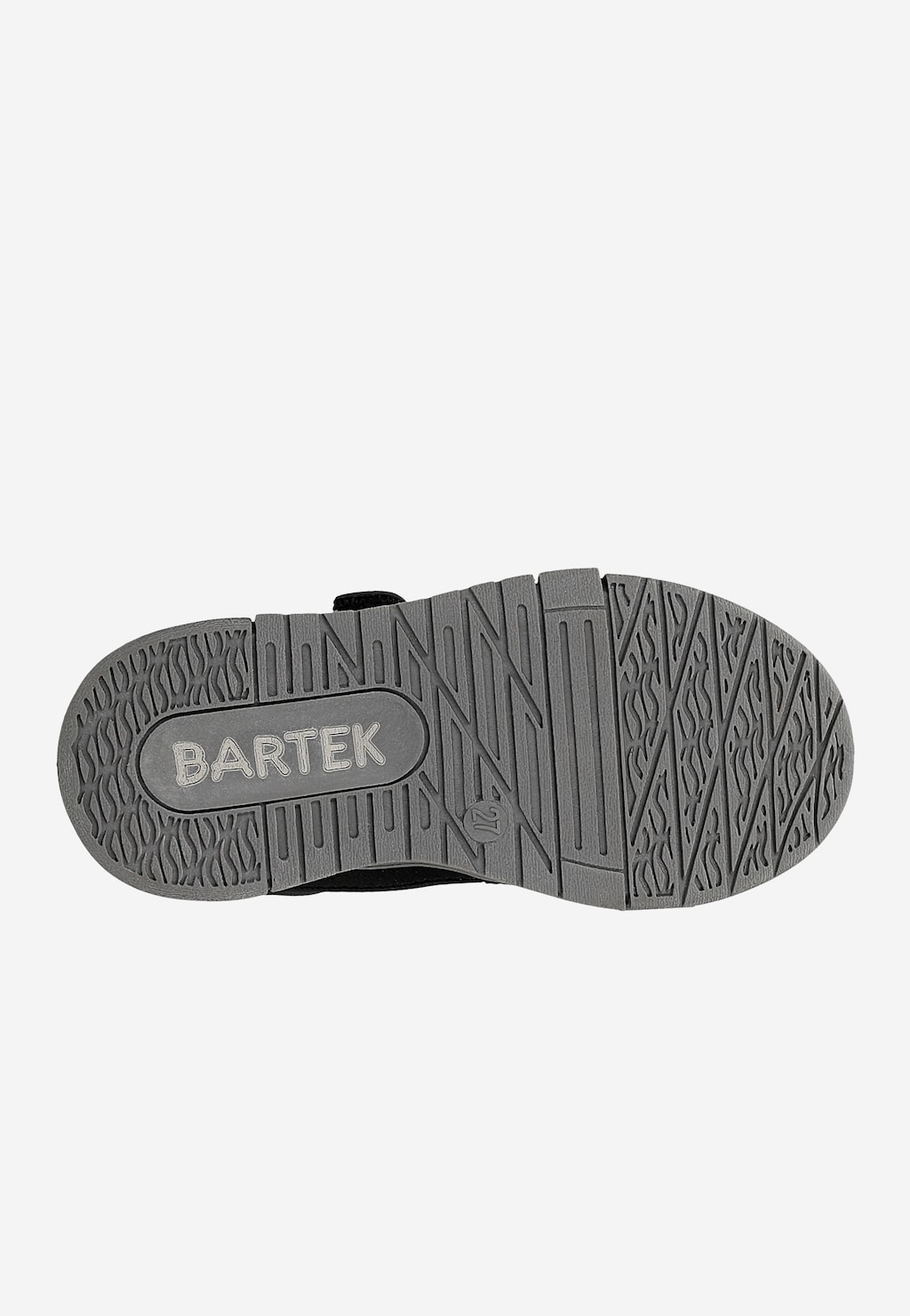 Czarno-szare trampki dziecięce BARTEK 87002-10 Widok 5