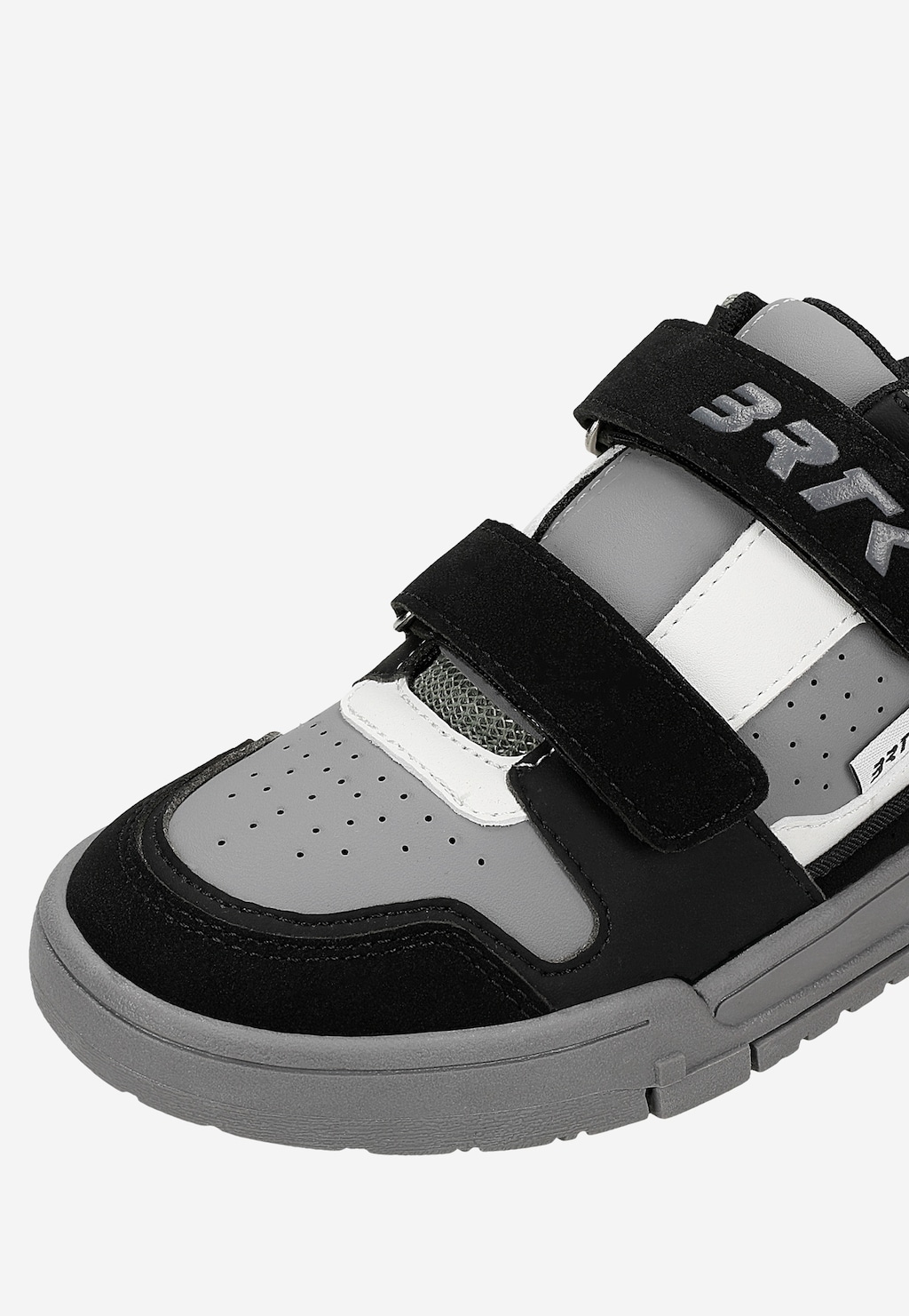 Czarno-szare trampki dziecięce BARTEK 87002-10 Widok 8